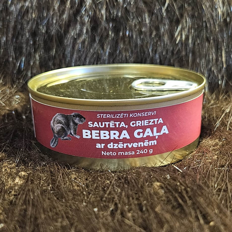 Sauteta bebra gaļa ar dzērvenēm